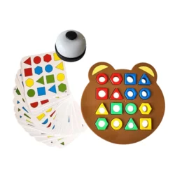 JOJOY Namizna igra za otroke, Didaktična igra v obliki medvedka + zvonček | TEDDYBELL