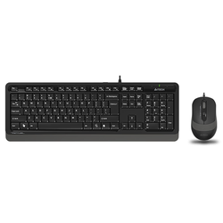 A4 TECH F1010 FSTYLER USB YU siva tastatura + USB sivi miš