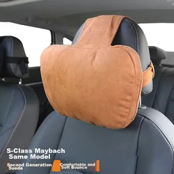Buleishen Jastuk za vrat za auto sedište, 30x21x10 cm, Smeđi