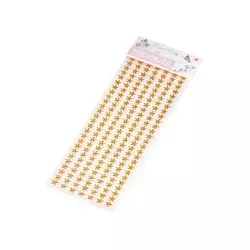 Samolepilne zvezdice na lepilnem traku O10 mm - zlate barve.