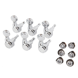 Fender Locking Tuners with Vintage-Style Buttons Chrome