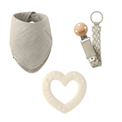 Bibs set 3/1, Ivory
