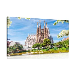 Slika katedrala v Barceloni - 40x30