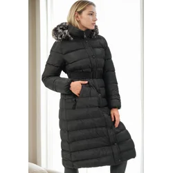 Z9779 DEWBERRY WOMENS COAT-BLACK
