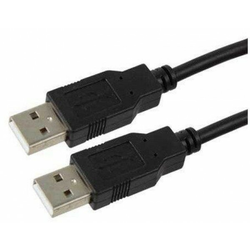 Gembird CCP-USB2-AMAM-6 USB 2.0 Cable A Male - A Male Round 1.80 m Black