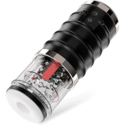 Warrior - Auto Thrusting Stroker Automatic Male Masturbator Black