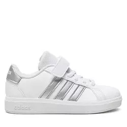 Adidas Patike za devojčice Grand Court 2.0 EL C, IH5532, Belo-srebrne