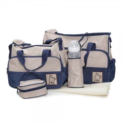 Torba za mame i bebe Stella 4 u 1, Teget