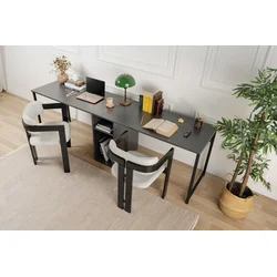 Hanah home Radni sto 240x74x60?cm Crni