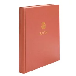 BACH J.S.:ST.JOHN PASSION BWV 245 SCORE HARD COVER