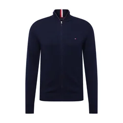 TOMMY HILFIGER Pletena jopa, modra