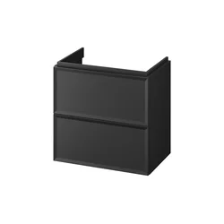 Cersanit S590-100 - Viseći kupatilski ormarić ispod umivaonika MILLE SLIM 60x38 cm crna