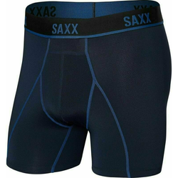 SAXX Kinetic Boxer Brief Navy/City Blue 2XL Donje rublje za fitnes