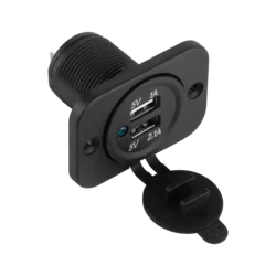 PEIYING Auto punjač i adapter 2xUSB za ugradnju 3.1A PY-CHR0001