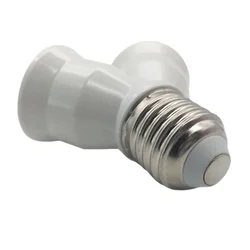 LAMP HOLDER  Y-TYPE ADAPTER E27 BIJELI
