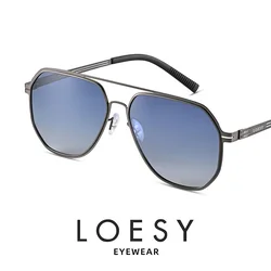 Loesy Unisex naočare za sunce, Sivo-Svetloplave