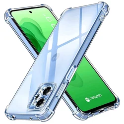 Silikonska futrola s ojačanim rubovima za Motorola Moto G13/Moto G23 - Prozirna KP29943