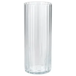 PÄRLGLADA Vaza, bistro staklo, 24 cm