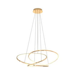 Zuma Line MD7360-1A-3GT - LED luster na sajli CHOLET LED/56W/230V zlatna