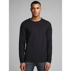 JACK & JONES Majica, črna