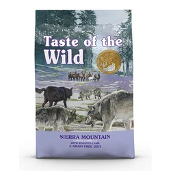 TASTE OF THE WILD Suva hrana za odrasle pse sa ukusom divlje jagnjetine Sierra Mountain Canine 2kg