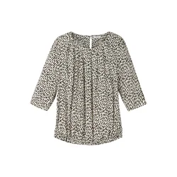 SHEEGO Bluza ecru/črna