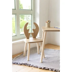HANAH HOME Dečiji sto i stolica Deer One Chair Set Brown