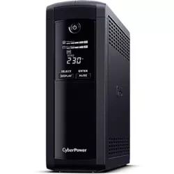 CyberPower Backup UPS VP1200EILCD - 720W / 1200 VA Line-interactive AVR IEC C13 x 8 LCD Display | VP1200EILCD