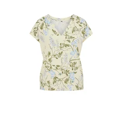 WE Fashion Majica pastelno modra/apno/zelena/bela