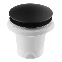 POLYSAN Chloé Click-Clack Samostoječ Dozirnik za Milo, Črna Mat-Keramika, 400 ml