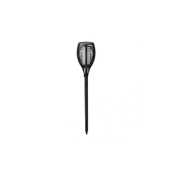 Grunding Solarna lampa Efekat plamena, Crna