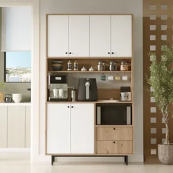 Hanah Home Komoda RE7-SW, 120x205x35.5 cm, Bela
