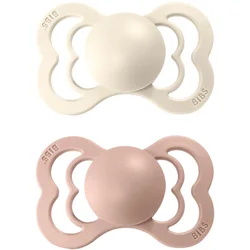bibs® ortodontska duda supreme latex blush & ivory