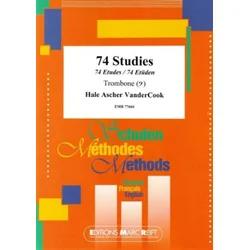 VANDERCOOK:74 STUDIES TROMBONE BASS CLEF