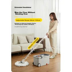 Wuyuehua Rotirajući mop, 4 krpe