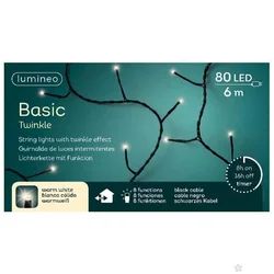 Novogodišnja rasveta 80l Toplo bela Lumineo Basic