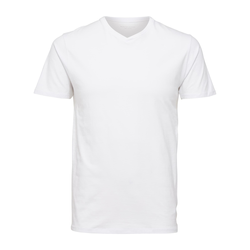 SELECTED HOMME Majica V-NECK TEE B NOOS, bela