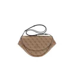GUESS Torba za čez ramo Guess Sac a Rabat Coleen Monogramme Latte Logo II bež