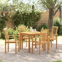 Stolac za blagovanje 4 pcs Smeđa 62 x 55 x 94 cm