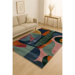Conceptum Hypnose Tepih BSR-9, Pravougaoni, 140x220 cm, Šareni