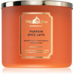 Bath & Body Works Pumpkin Spiced Latte mirisna svijeća s esencijalnim uljem I. 411 g