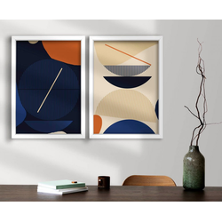 Wallity 2P3853NISCT 008 Dekorativna slika, 2 komada, 38x53cm