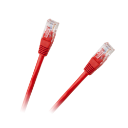 CABLETECH Internetni kabel 1,0m CCA rdeč