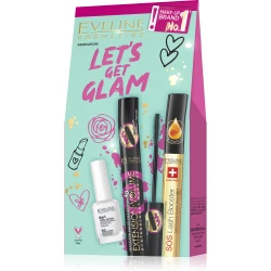 EVELINE - MAKE-UP SET 17 ( MASCARA VOLUME EXT.+ NAIL THERAPY 8IN1+ SOS LASH BOOSTER