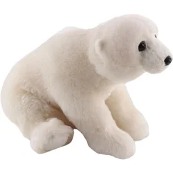 Polarni medved sedeč 25 cm