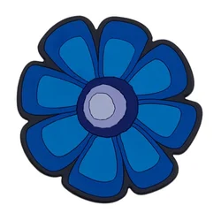 Kuhinjska podloga - 10x10 cm - Cvetlično modra
