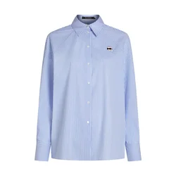 Karl Lagerfeld Bluza  Ikon Gestreiftes Hemd  bela