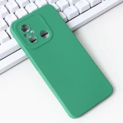 Torbica Silikon Pro Camera za Xiaomi Redmi 12C tamno zelena