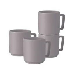 Berlinger Haus Set šolja Taupe Collection BH-10011, 4 komada, Smeđi