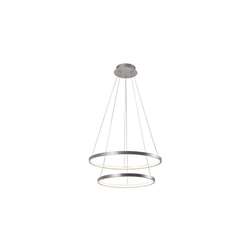 Leuchten Direkt 11525-21 - Viseći LED luster na sajli CIRCLE LED/15W/230V + LED/25W
